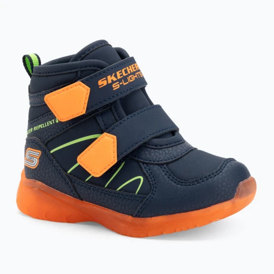 Zdjęcie produktu Buty dziecięce SKECHERS Illumi-Brights Splash Beams navy / orange Granatowy