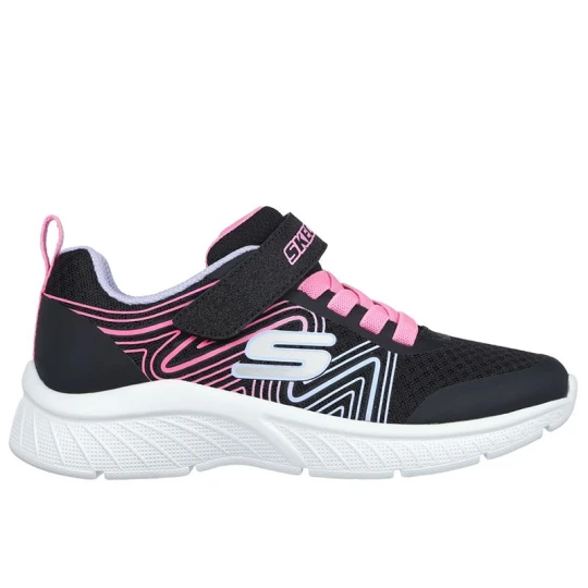 Zdjęcie produktu Buty dziecięce Skechers Microspec Plus Swirl Sweet 303535LBKMT - czarne