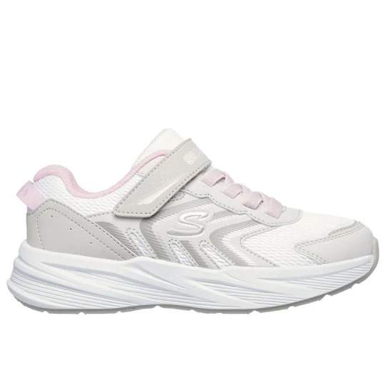 Zdjęcie produktu Buty dziecięce Skechers Microspec Tread 303642LNTLP - biało-beżowe