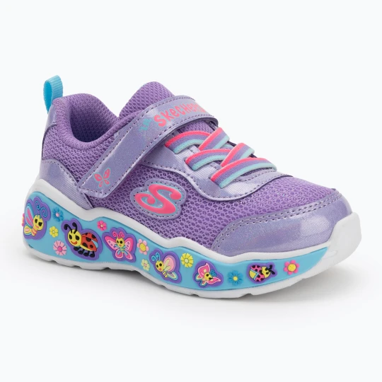 Zdjęcie produktu Buty dziecięce SKECHERS Play Scene Fun Squad purple / multi Fioletowy