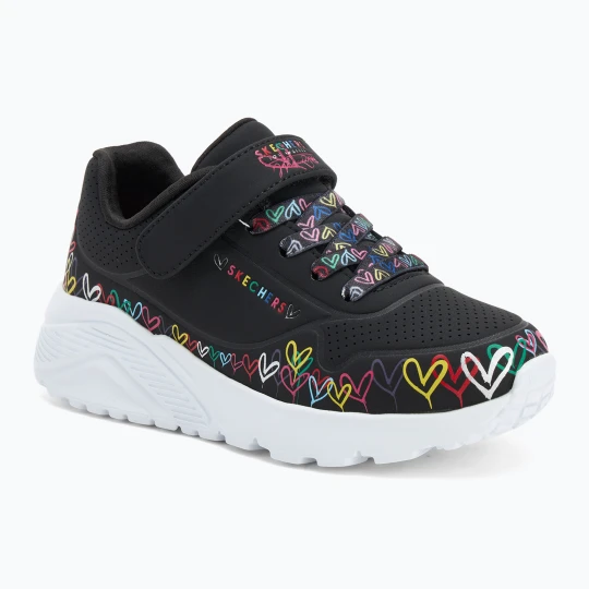 Zdjęcie produktu Buty dziecięce SKECHERS Uno Lite Heart Craze black/multi