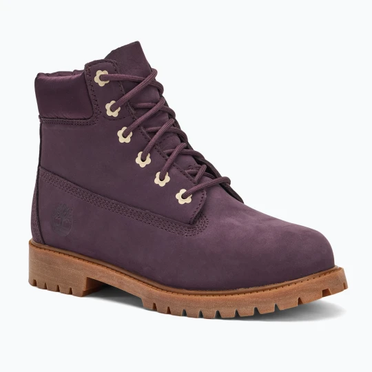 Zdjęcie produktu Buty dziecięce Timberland Premium 6 In Lace dark purple nubuck Fioletowy