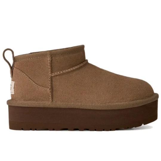 Zdjęcie produktu Buty dziecięce Ugg Classic Ultra Mini Platform 1157791K-LBNZ - brązowe
