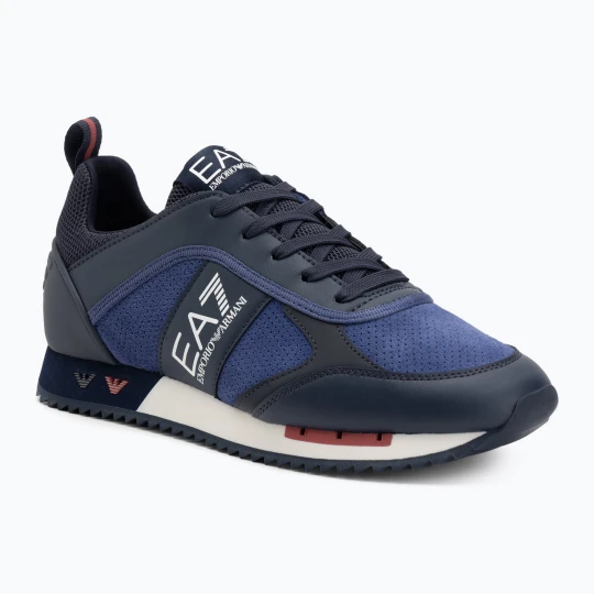 Zdjęcie produktu Buty EA7 Emporio Armani Black & White Suede sky captain/deep cobal/mineral Granatowy