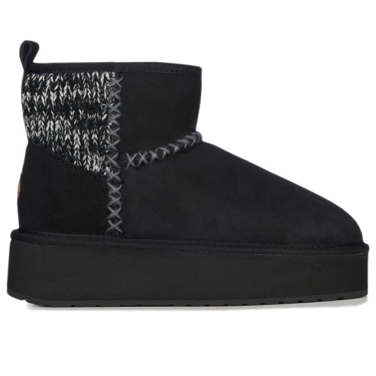 Zdjęcie produktu Buty Emu Australia Stinger Knit Flatform W13143BLAK - czarne