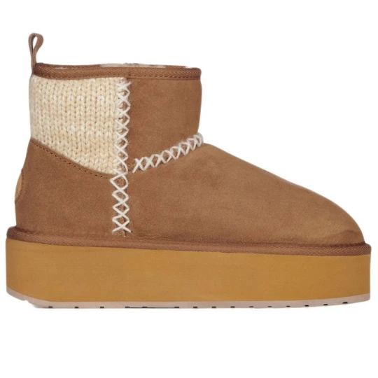 Zdjęcie produktu Buty Emu Australia Stinger Knit Flatform W13143CHES - brązowe