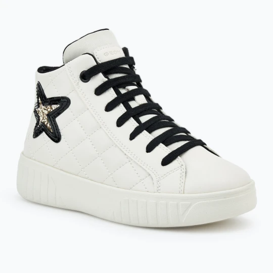 Zdjęcie produktu Buty juniorskie Geox Mikiroshi light ivory / black Beżowy