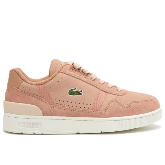 Zdjęcie produktu Buty Lacoste T-Clip Leather Trainers 744SFA0071-BW7 - różowe