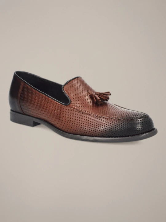 Zdjęcie produktu Buty Loafersy Felton Brązowe Lancerto