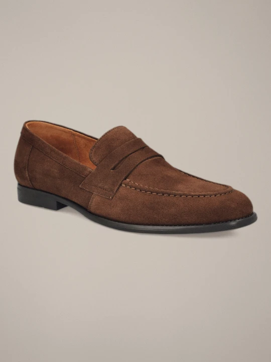 Zdjęcie produktu Buty Loafersy Huron Brązowe Lancerto