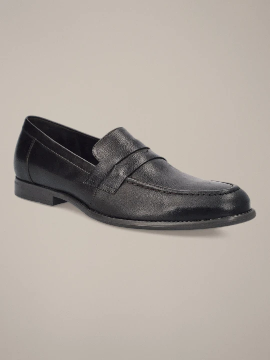 Zdjęcie produktu Buty Loafersy Huron Ciemnobrązowe Lancerto Brązowy