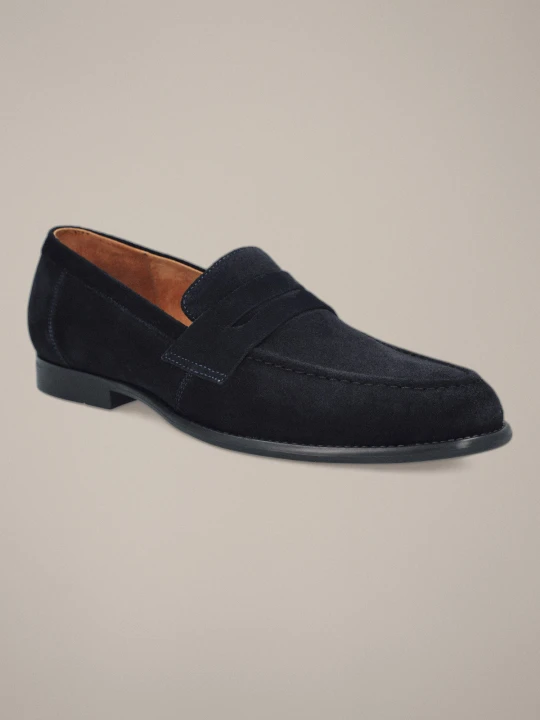 Zdjęcie produktu Buty Loafersy Huron Granat Lancerto