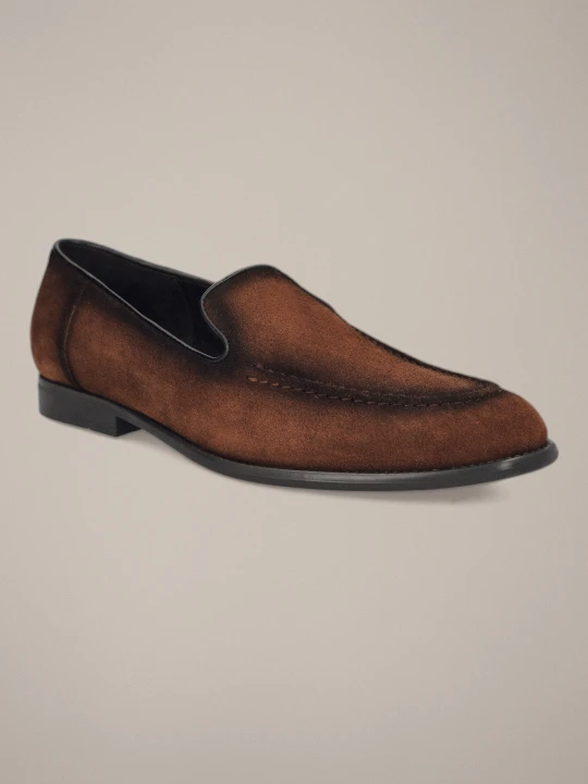 Zdjęcie produktu Buty Loafersy Mawsley Brązowe Lancerto