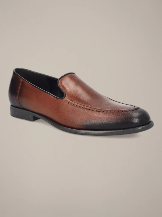 Zdjęcie produktu Buty Loafersy Pinner Brązowe Lancerto
