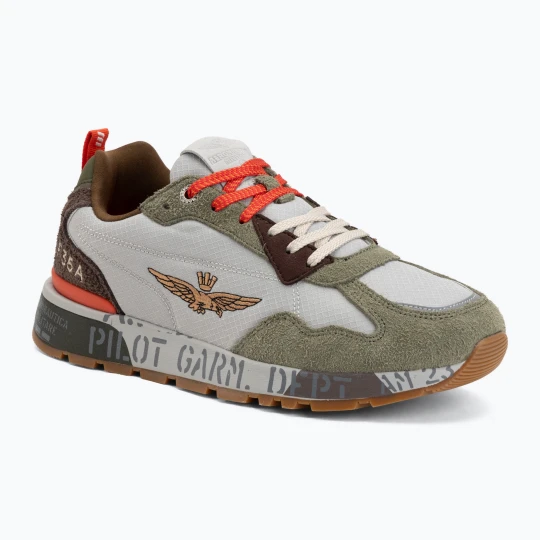 Zdjęcie produktu Buty męskie Aeronautica Militare SC0276UCT03546 salvia Zielony