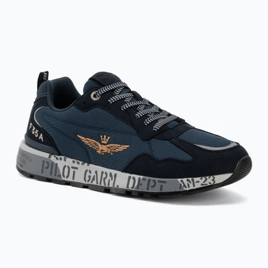 Zdjęcie produktu Buty męskie Aeronautica Militare SC0276UCT04327 blu navy Granatowy