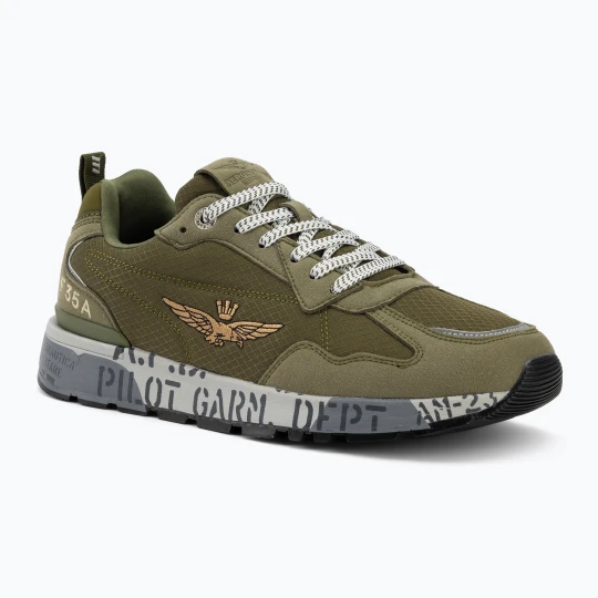 Zdjęcie produktu Buty męskie Aeronautica Militare SC0276UCT04327 verdone Zielony