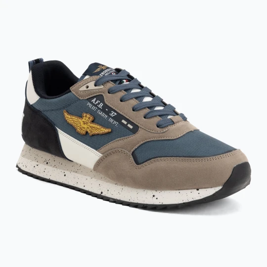 Zdjęcie produktu Buty męskie Aeronautica Militare SC0288UCT03545 multicolor jeans / sabbia Niebieski