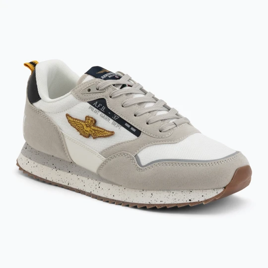 Zdjęcie produktu Buty męskie Aeronautica Militare SC0288UCT03545 off white Szary
