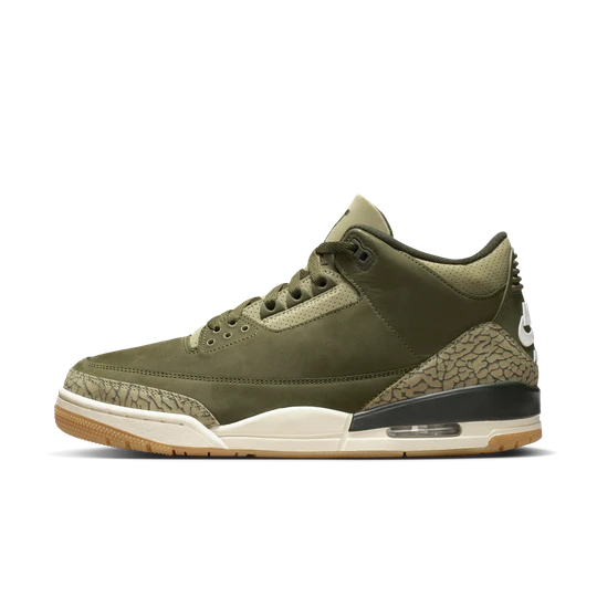 Zdjęcie produktu Buty męskie Air Jordan 3 Retro „Medium Olive” - Zieleń