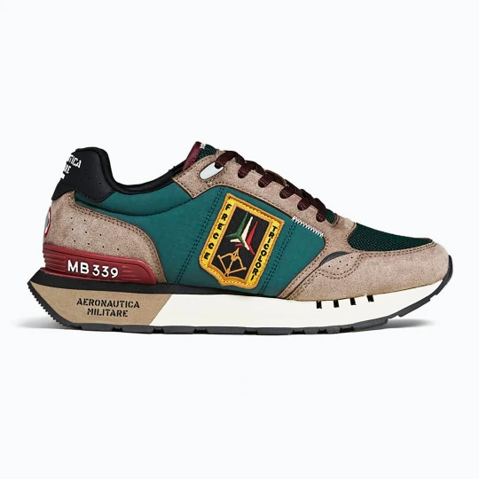 Zdjęcie produktu Buty męskie Buty Aeronautica Militare 262SC0292UCT04394 taupe / verde bosco