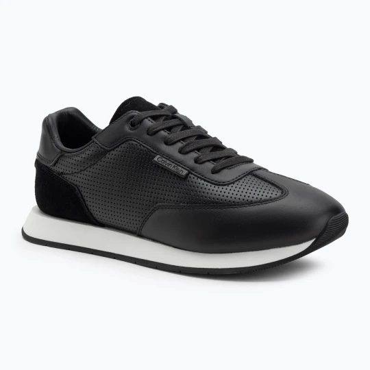 Zdjęcie produktu Buty męskie Calvin Klein HM0HM01871 Low Prof Runn Laceup Perf Lth black / bright white