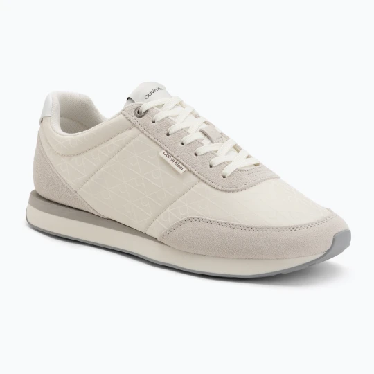 Zdjęcie produktu Buty męskie Calvin Klein HM0HM02140 Retro Runner Ripstop Aop marshmallow / bright white Beżowy