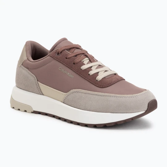 Zdjęcie produktu Buty męskie Calvin Klein HM0HM02144 City Runner Laceup Nylon Mix muddy brown / desert taupe / oatmeal