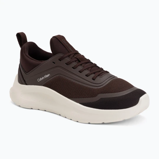 Zdjęcie produktu Buty męskie Calvin Klein HM0HM02164 Light Eva Run Lace Sock bordeaux Brązowy