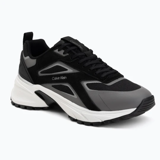 Zdjęcie produktu Buty męskie Calvin Klein HM0HM02220 Hike Runner Stripe Mix Nylon Suede black / granite road