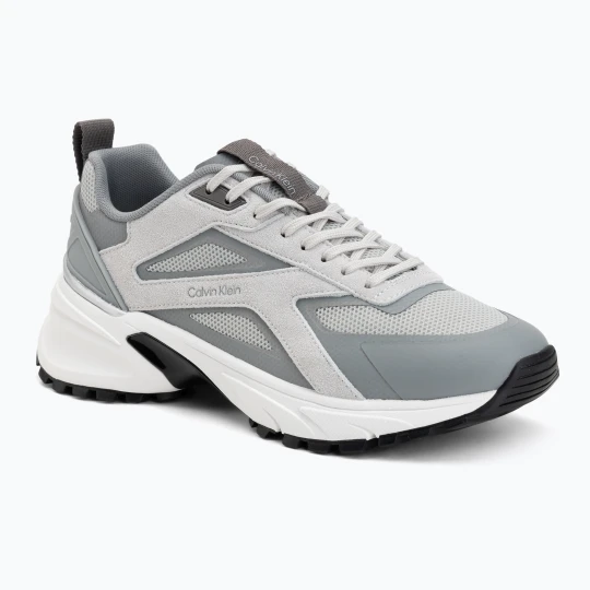 Zdjęcie produktu Buty męskie Calvin Klein HM0HM02220 Hike Runner Stripe Mix Nylon Suede light grey / granite grey