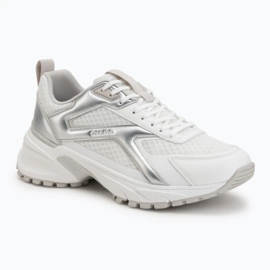 Zdjęcie produktu Buty męskie Calvin Klein HM0HM02341 Hike Runner Stripe Met Mix bright white / silver / light grey