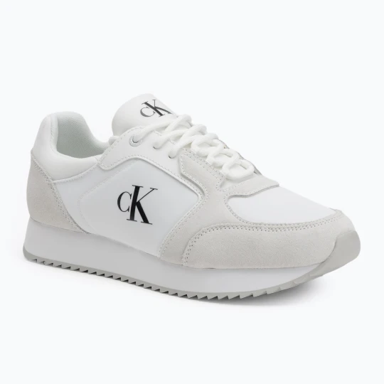 Zdjęcie produktu Buty męskie Calvin Klein YM0YM01326 Retro Runner Sock Lace Up Ny-Su bright white / black