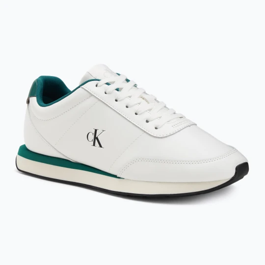 Zdjęcie produktu Buty męskie Calvin Klein YM0YM01355 Retro Runner Essential Leather bright white / galapagos