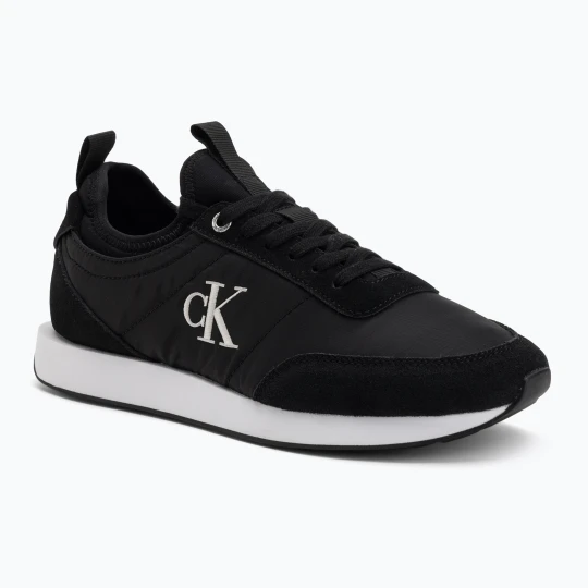 Zdjęcie produktu Buty męskie Calvin Klein YM0YM01414 Retro Runner Sock Laceup Mix Mat ck black