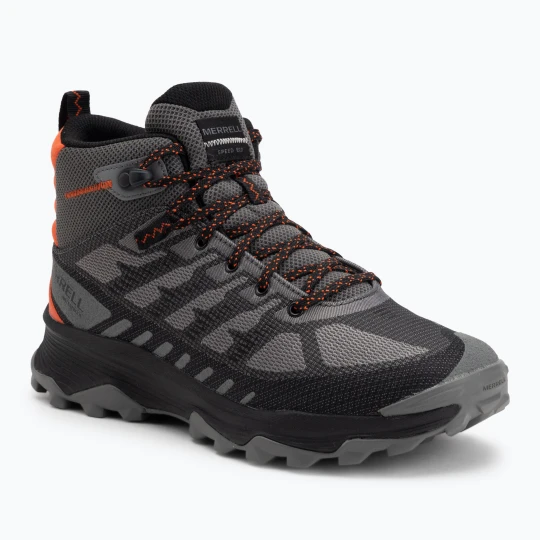 Zdjęcie produktu Buty męskie Merrell Speed Eco Mid WP charcoal/tangerine Szary