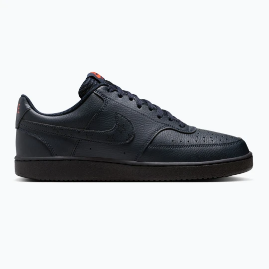 Zdjęcie produktu Buty męskie Nike Court Vision Low Next Nature dark obsidian / picante red / dark obsidian Czarny