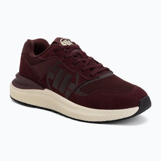 Zdjęcie produktu Buty męskie Pitbull Encino dark burgundy Bordowy