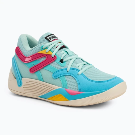 Zdjęcie produktu Buty męskie PUMA TRC Blaze Court eggshell blue/elektro pool