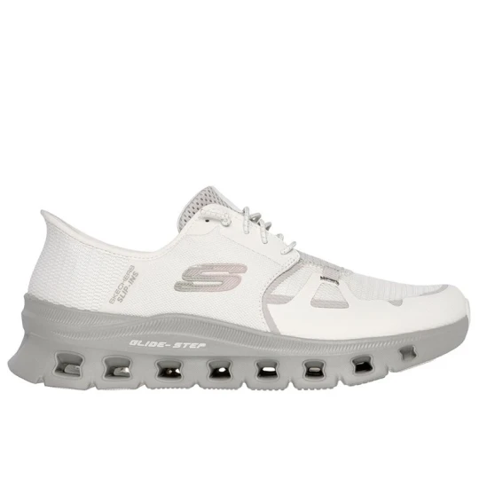 Zdjęcie produktu Buty męskie Skechers Slip-ins: Glide-Step Pro 232930NAT - białe