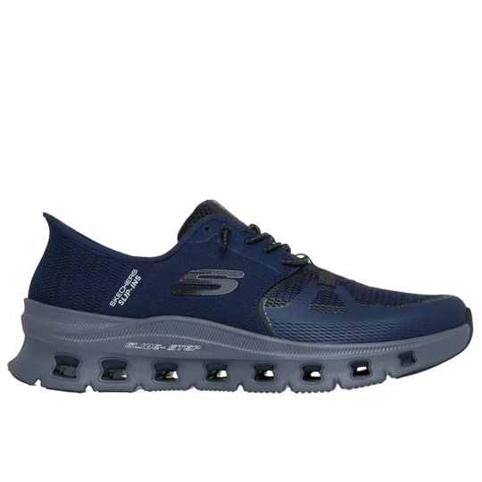 Zdjęcie produktu Buty męskie Skechers Slip-ins: Glide-Step Pro 232930NVCC - granatowe