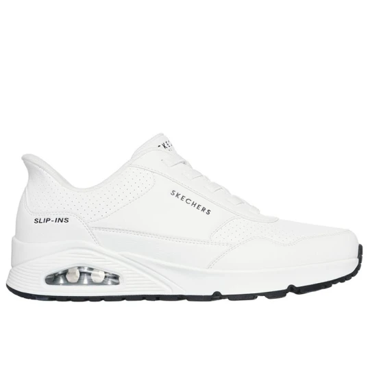 Zdjęcie produktu Buty męskie Skechers Slip-ins: Uno Banksia Luxe 183023WHT - białe