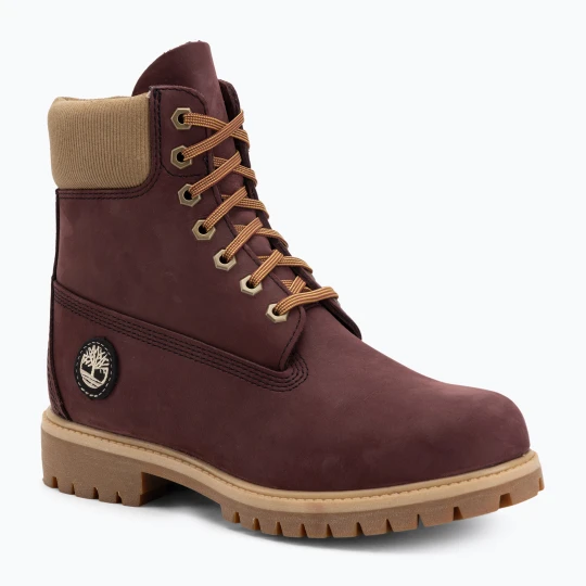 Zdjęcie produktu Buty męskie Timberland Premium 6 Inch Lace Up Waterproof burgundy nubuck Bordowy