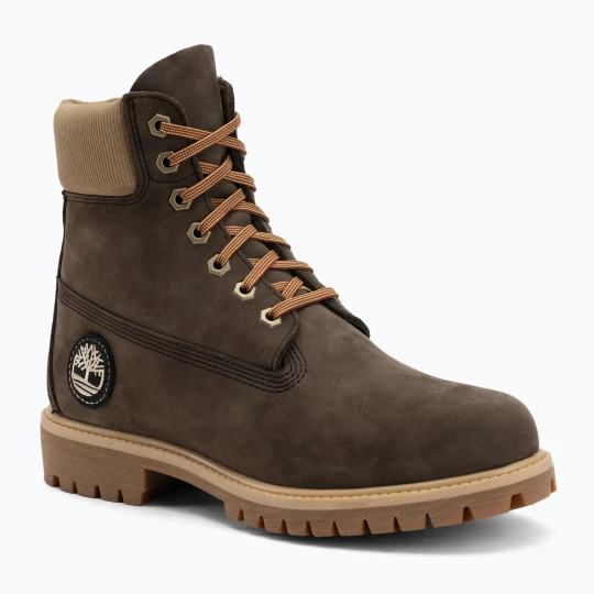 Zdjęcie produktu Buty męskie Timberland Premium 6 Inch Lace Up Waterproof dark brown nubuck/olive