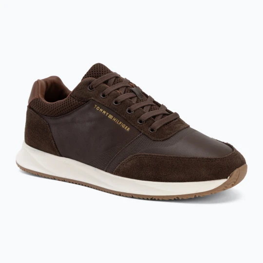Zdjęcie produktu Buty męskie Tommy Hilfiger Dresy Runner Suede Mix cocoa Brązowy