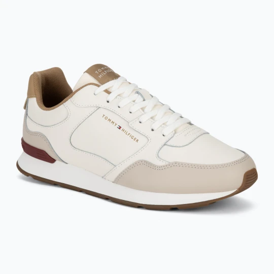 Zdjęcie produktu Buty męskie Tommy Hilfiger Light Eva Runner Leather ivory petal Biały