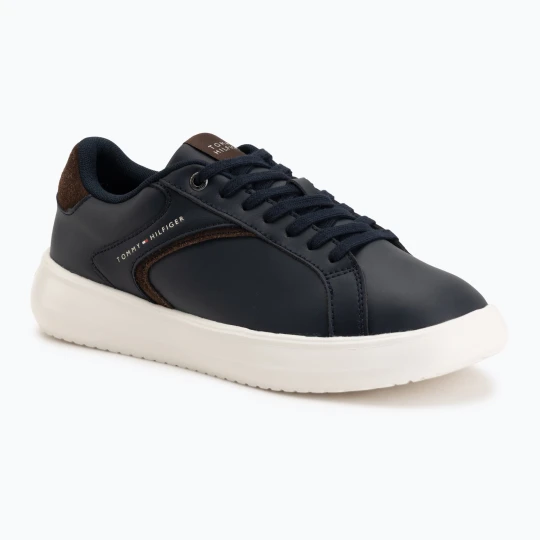 Zdjęcie produktu Buty męskie Tommy Hilfiger Modern Lightcup Leather desert sky Granatowy