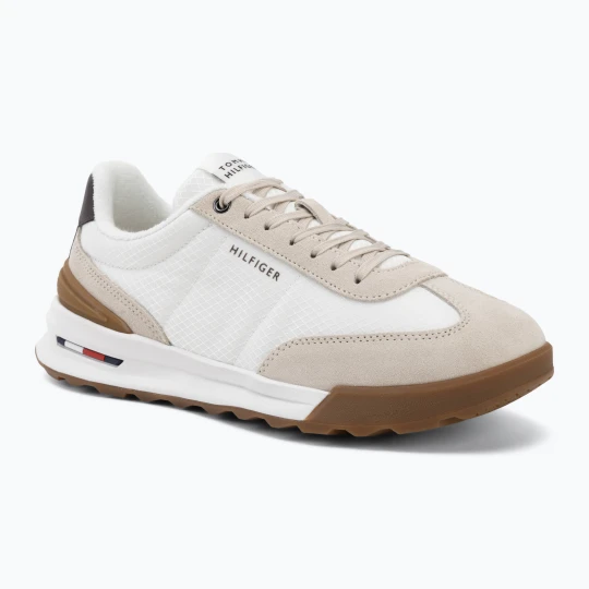 Zdjęcie produktu Buty męskie Tommy Hilfiger Retro Runner Mesh Suede Mix classic stone Beżowy
