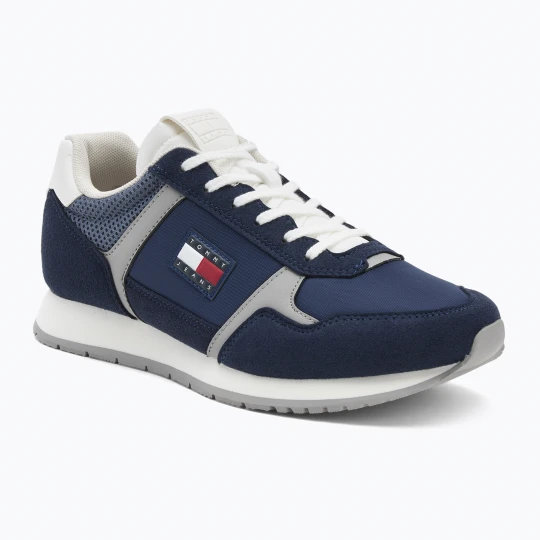 Zdjęcie produktu Buty męskie Tommy Jeans Runner Casual dark night navy Granatowy