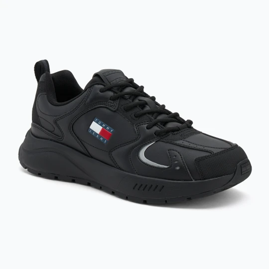 Zdjęcie produktu Buty męskie Tommy Jeans Runner Leather black